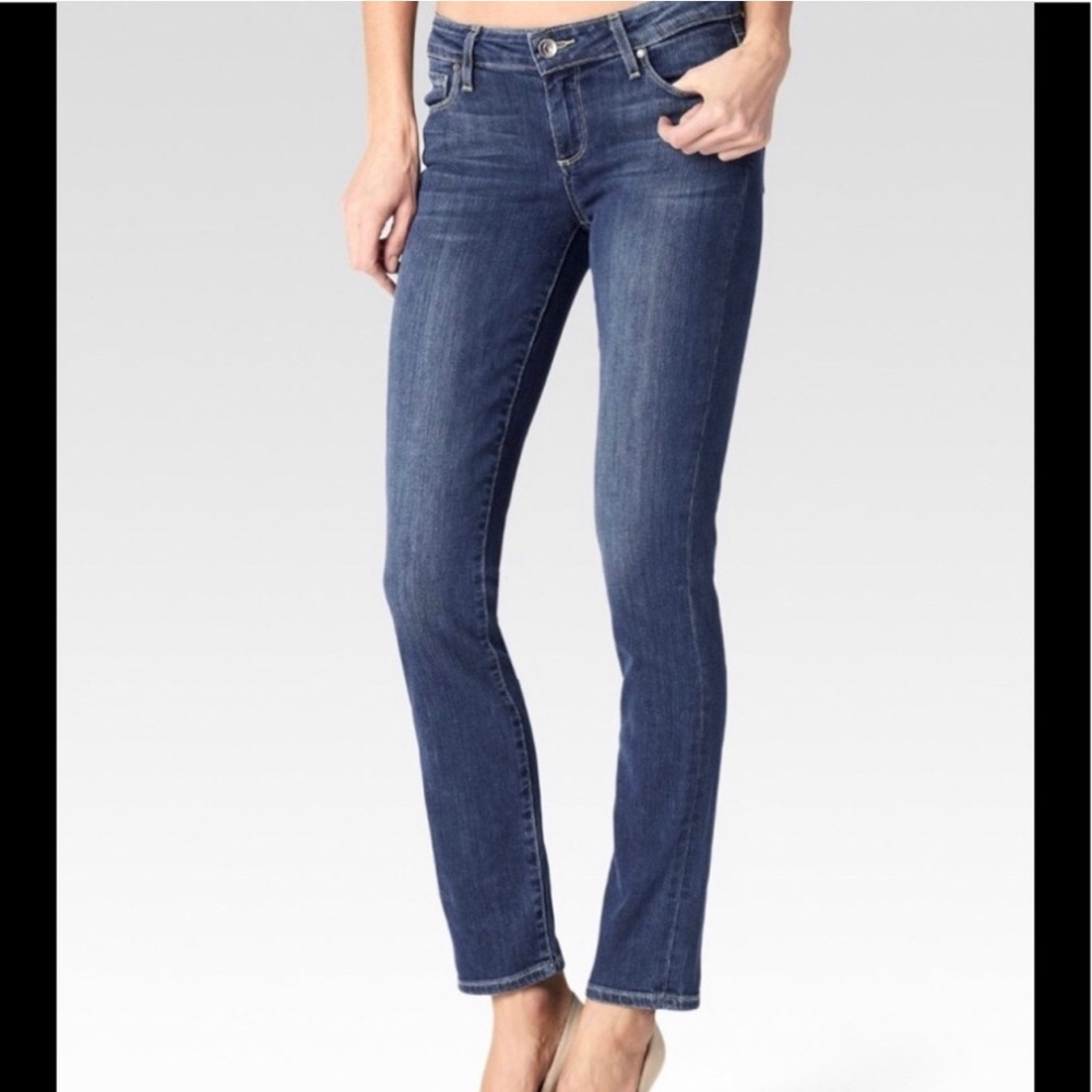 PAIGE Skyline Ankle Peg Jeans Denim Womens Sz 30